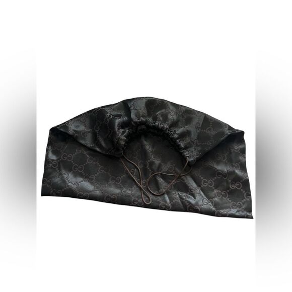Gucci Brown Monogram Drawstring Dust Bag - Picture 3 of 6